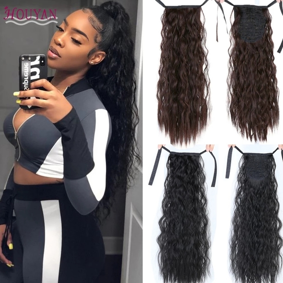 New! Long Synthetic ponytails - Picture 7 of 8